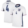 Camiseta de fútbol Inglaterra Rice 4 Primera Equipación Euro 2024 - Hombre